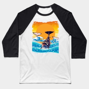 Dolphin Baseball T-Shirt